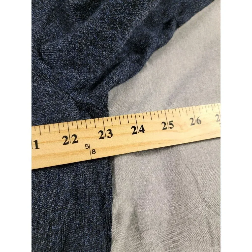 Banana Republic Argyle Merino Wool Sweater Men's XL‎ Blue V Neck Pullover
